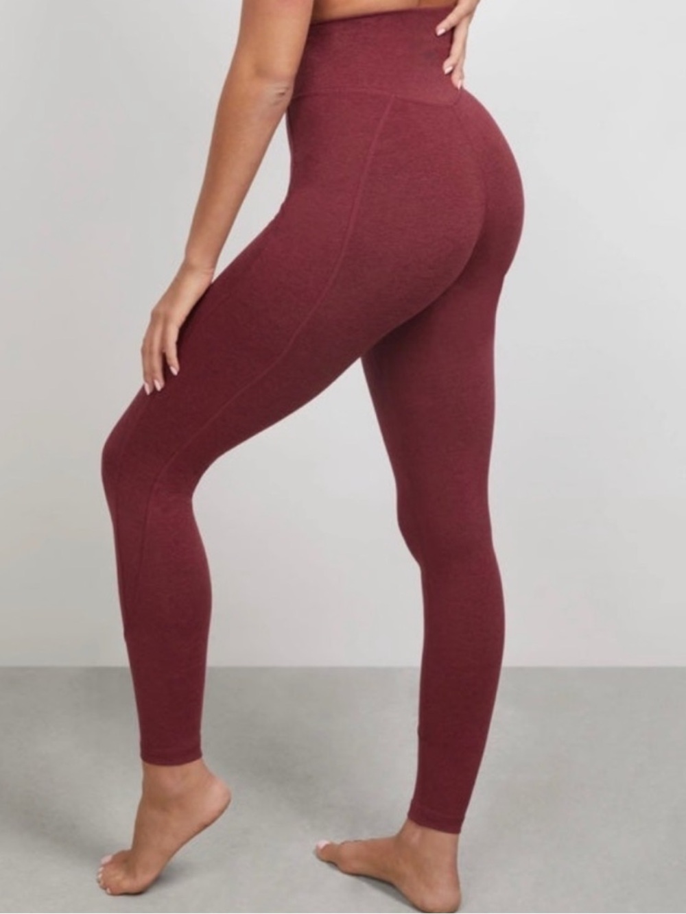 stori Maroon Opposition Leggings Size 4